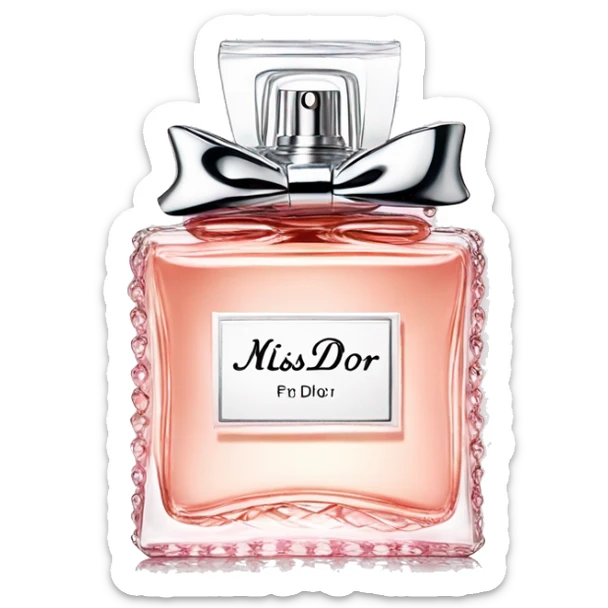 Miss dior perfume sticker