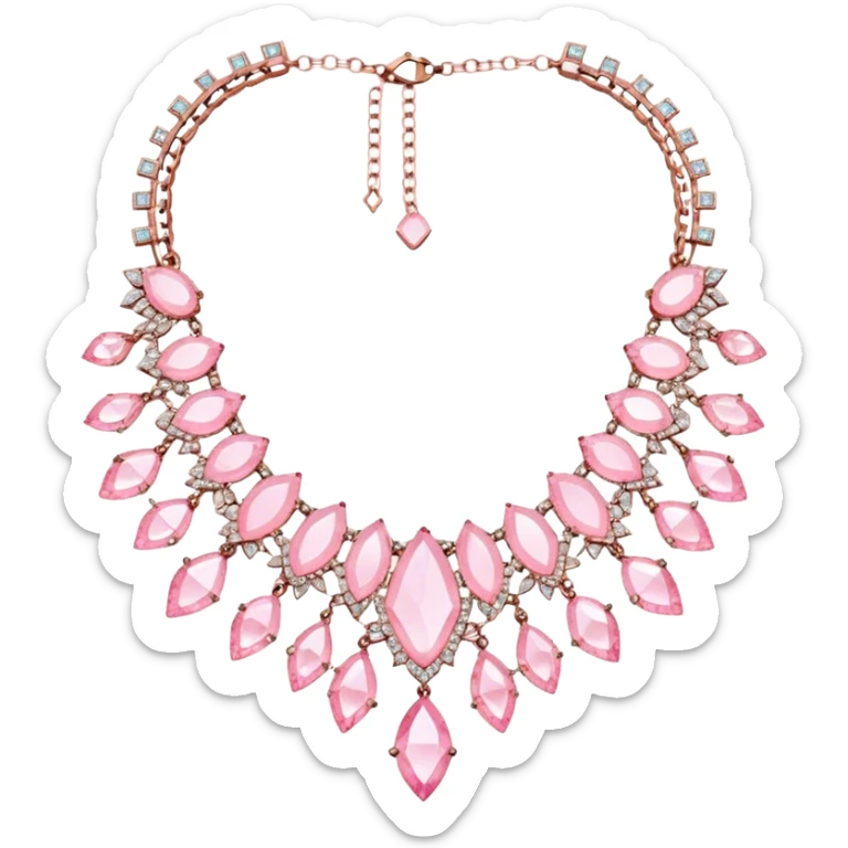The crystal necklace from the disney movie atlantis but it's pastel pink sticker