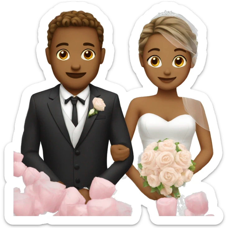 wedding sticker