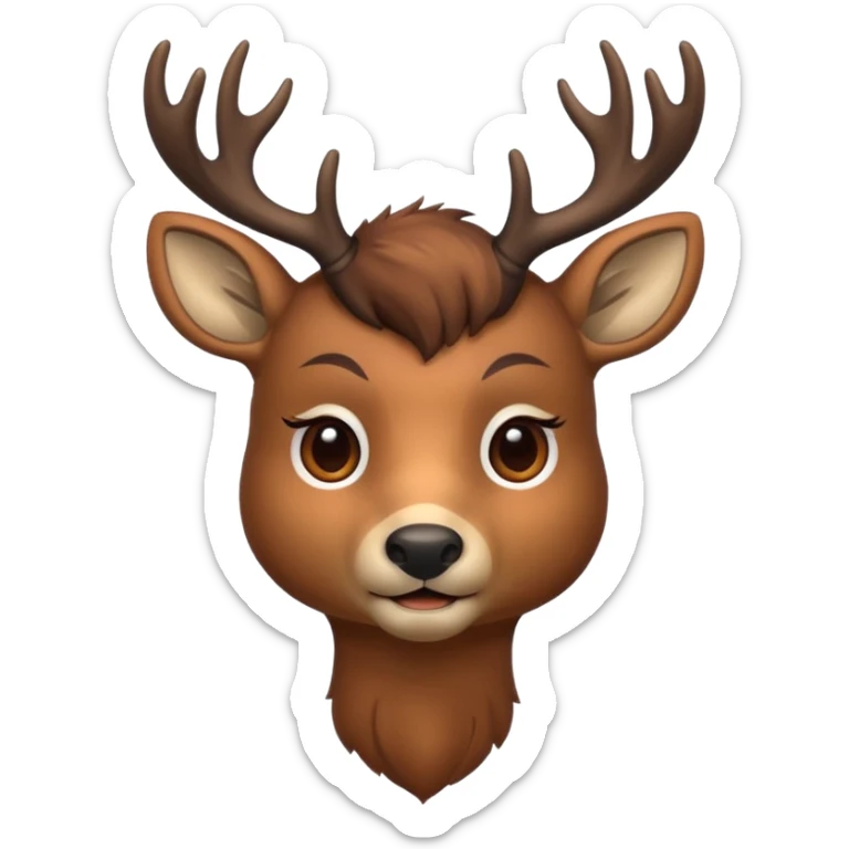 Deer sticker