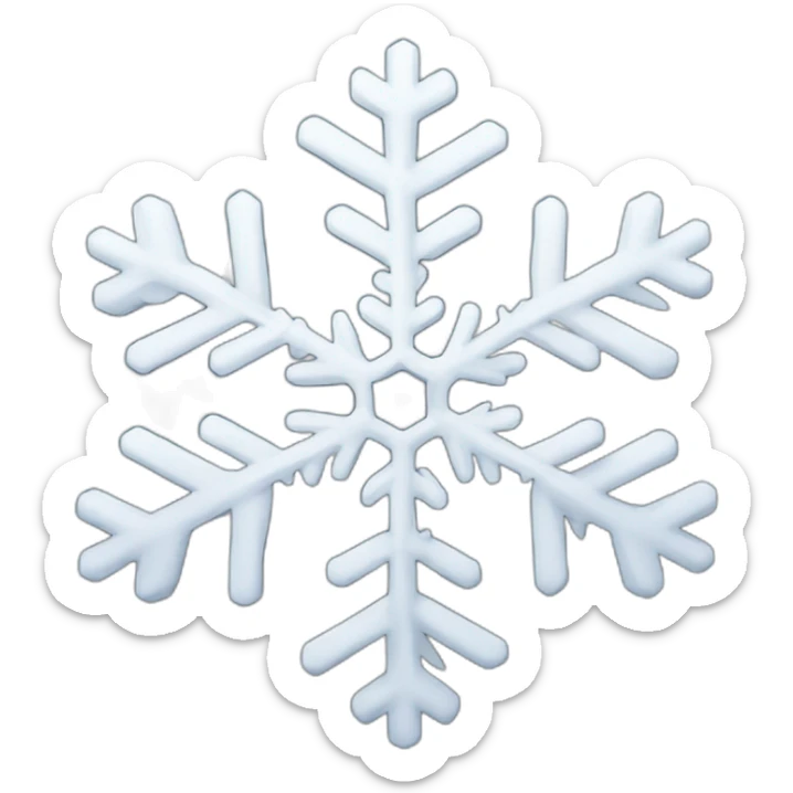 ️ Snowflake sticker