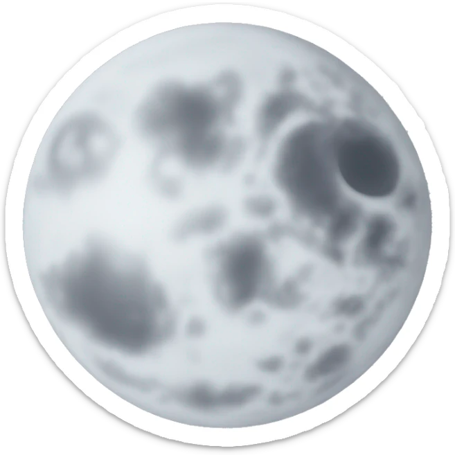 moon sticker