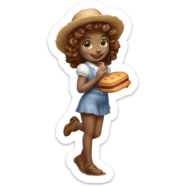 Little Debbie (Snack Cakes): Iconic-style Candid Likeness Pop Culture Character

A young girl with a friendly smile and a straw hat, Little Debbie embodies sweetness, warmth, and the comfort of snack time. sticker