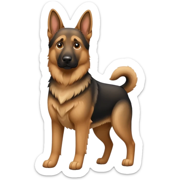 German shepherd  sticker
