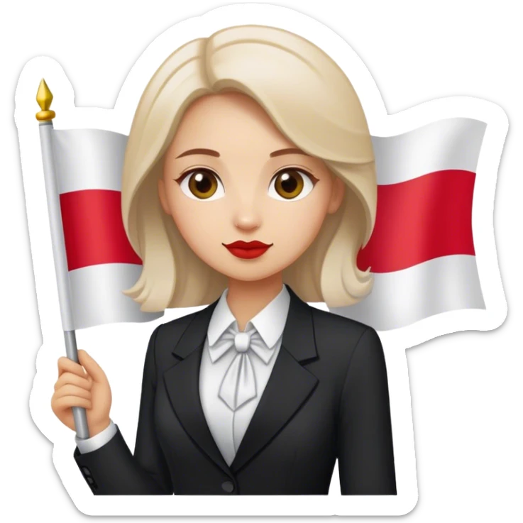 nationalist nationalist nationalist patriot patriot polish woman formal poland flag sticker