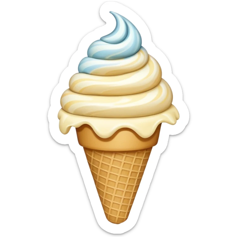 creamy ice cream  sticker