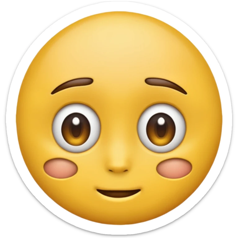 Can you make a emoji turned to the left but it’s giving a side eye sticker