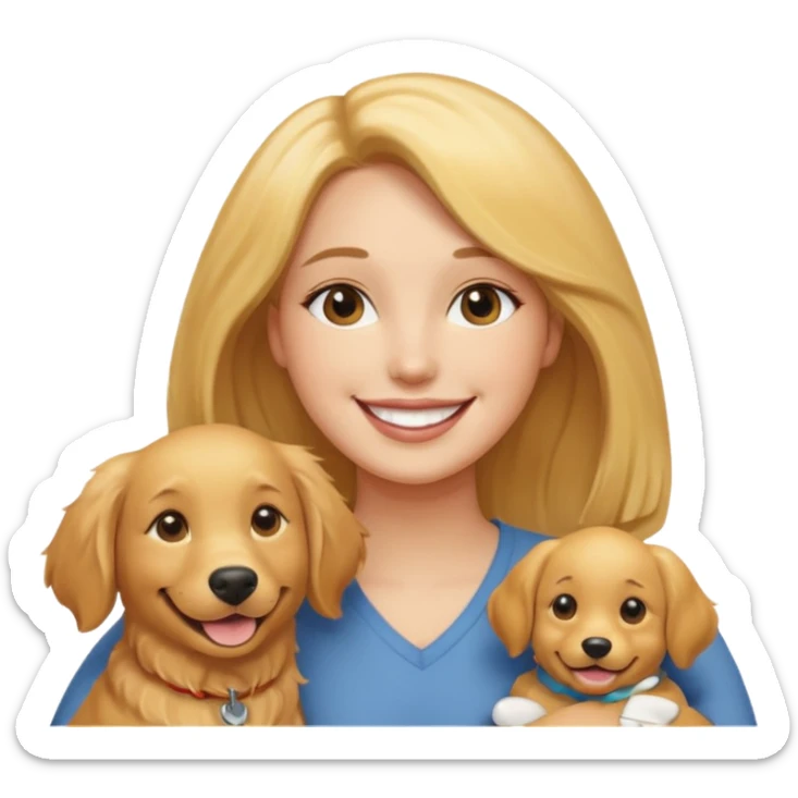 My love for you is greater than my love for dogs sticker