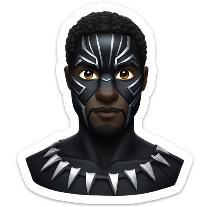 black panther sticker