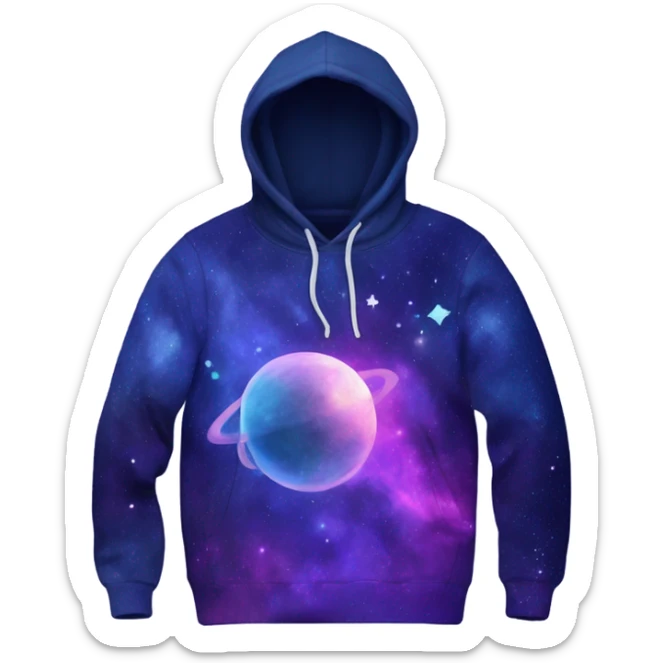 Cosmic hoodie  sticker