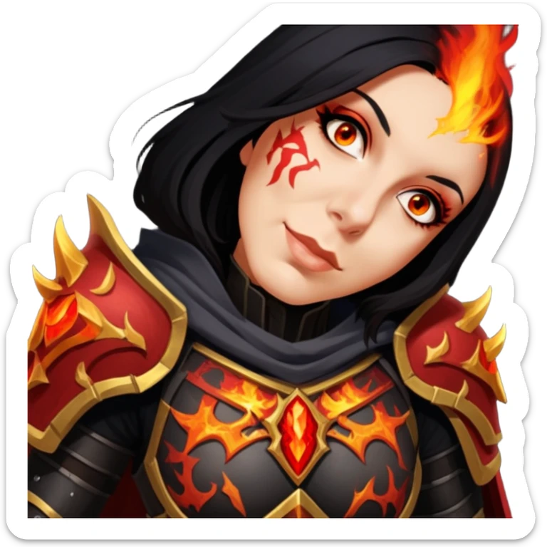 Volcanic Warlock sticker