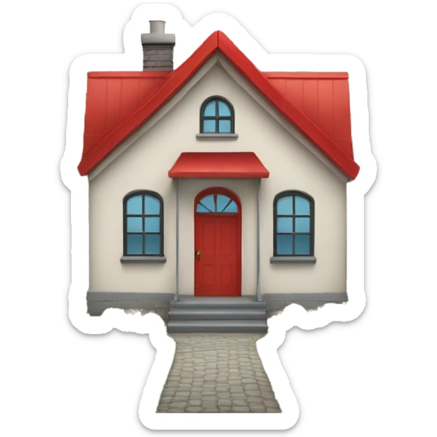 A house with a red roof and a sign that says "Home.Shop.zip".





 sticker