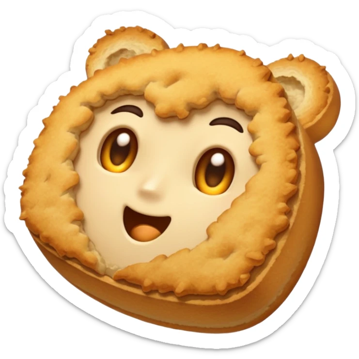Make an emoji of just breadcrumbs for a breadcrumb collector sticker