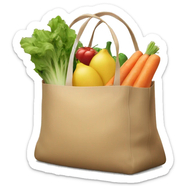 Bag of Groceries  sticker