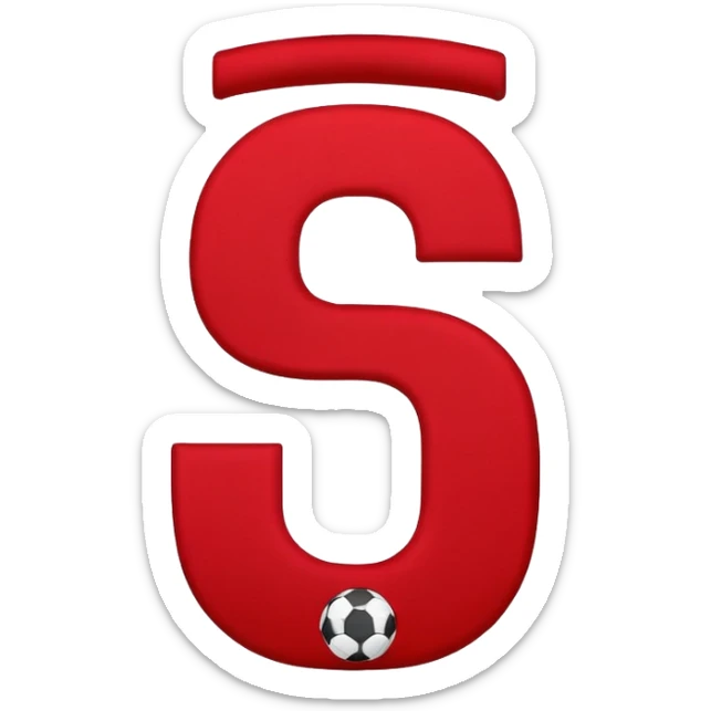 Football captain armband with letter C and red color  sticker