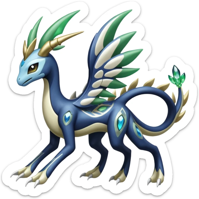 Meloetta-Zygarde-Cresselia-Palkia-Dialga-Electrike-Manectric-Fakémon-fusion, full body sticker