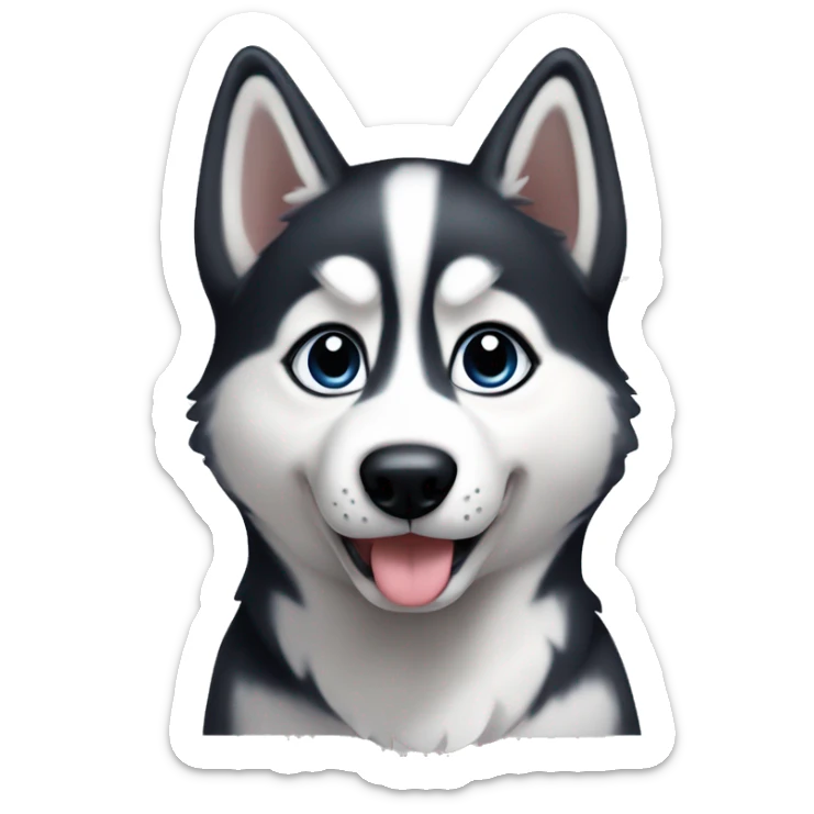 Husky puppy  sticker