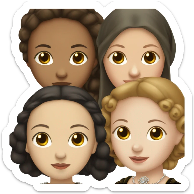 if anne boleyn and catherine of aragon had a baby sticker