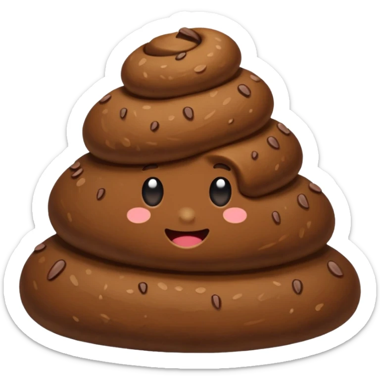 Poop sticker