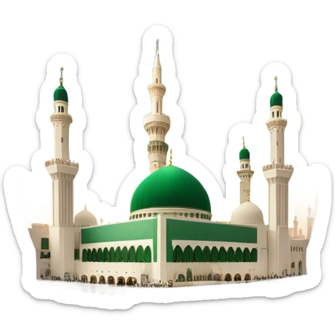 Madinah prophet mosque sticker