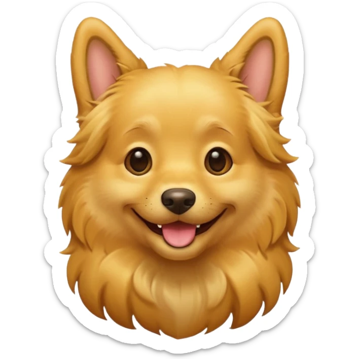 dog happy  sticker