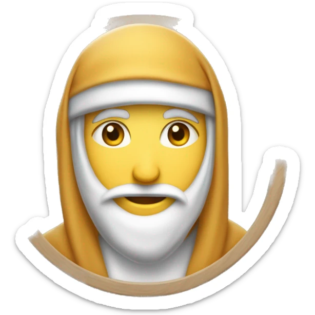 Fugure geomancie avec le numéro 1 dans un jolie cadre islamique  sticker