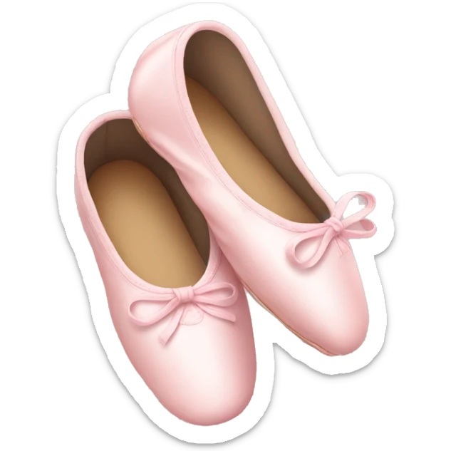 Pale pink ballet shoes sticker