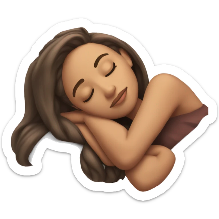 Ariana Grande sleeping sticker