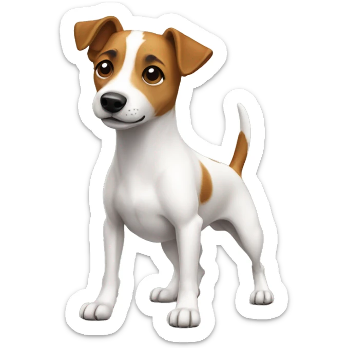 Jack russel full body sticker