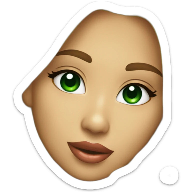 Romeo Santos kiss-kiss blond girl amd green eyes sticker