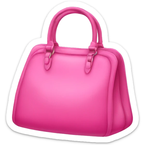 Pink bag sticker