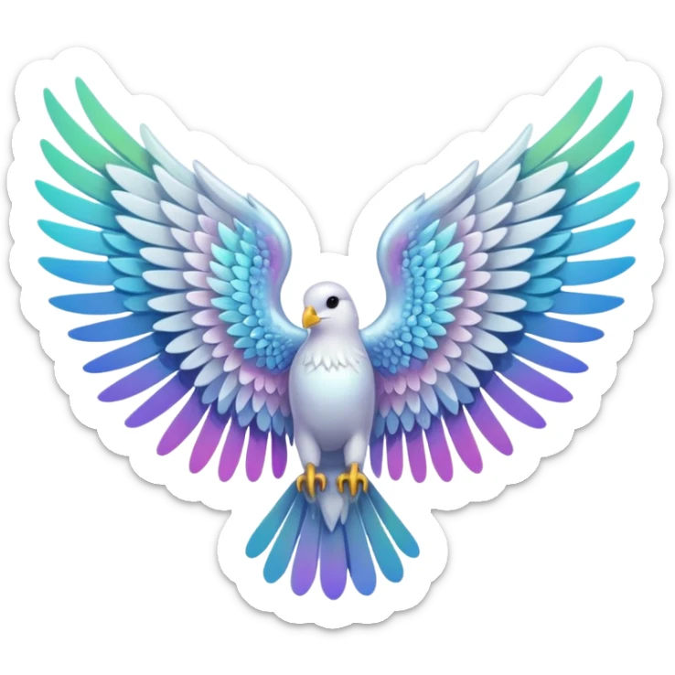 I would like to create unique wings I can use in my poem titles for the Archangels: Lucifer, Michael, Gabriel, Raphael, and Uriel sticker