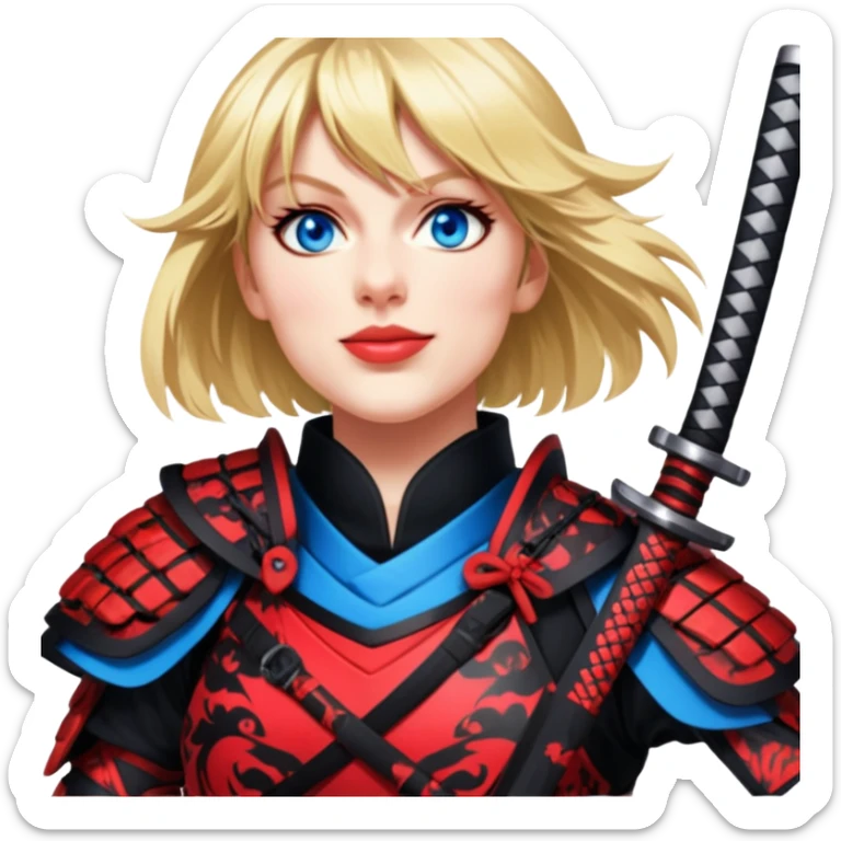 Daring Samurai sticker