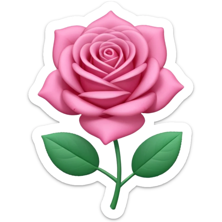 me haces un emoji con este simbolo ! de exclamación en rosa tipo 3d ? te paso el código de color FDD2EF sticker