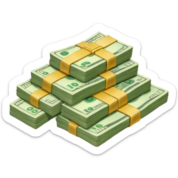 cash sticker