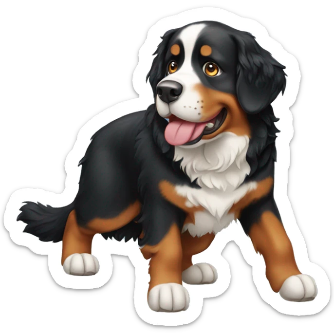 Bernese mountain dog sticker