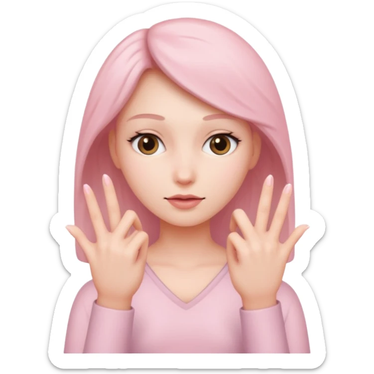 1 nude females with her fingers in her vagina sticker