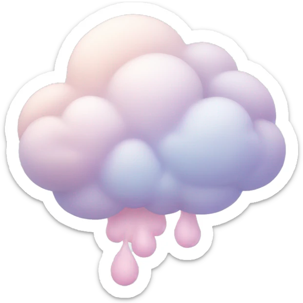 Pastel Cloud sticker
