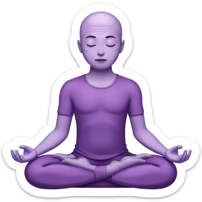 violet 🧘 sticker