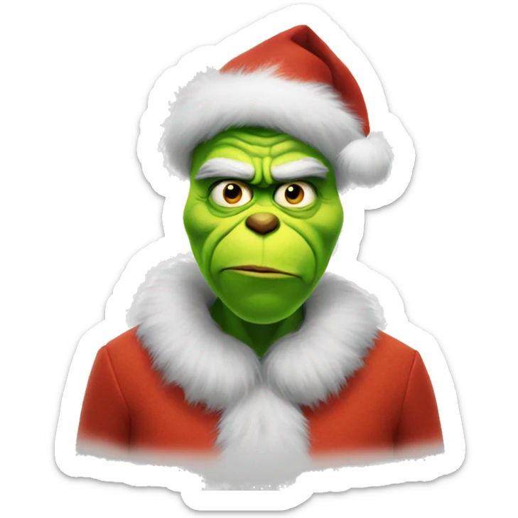Grinch sticker