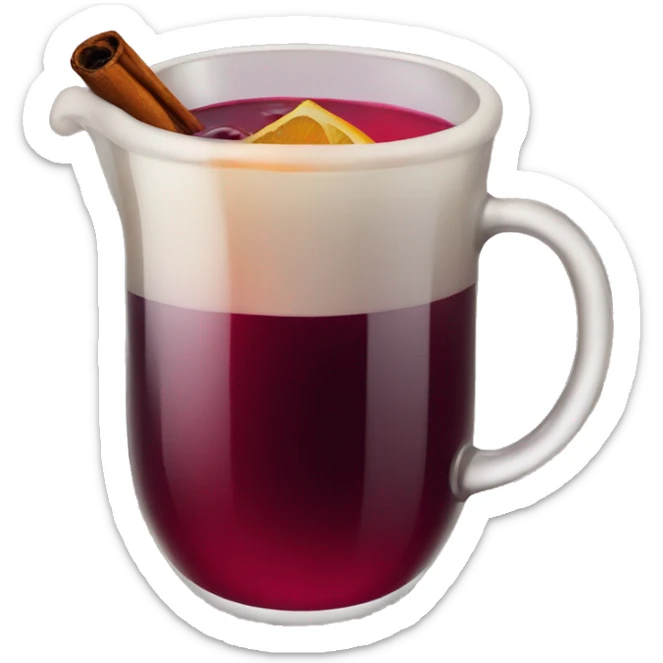 mulled wine  sticker