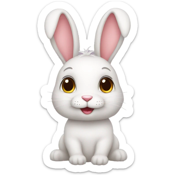 bunny sticker