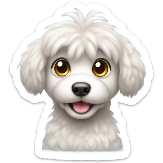 Cute dog sticker