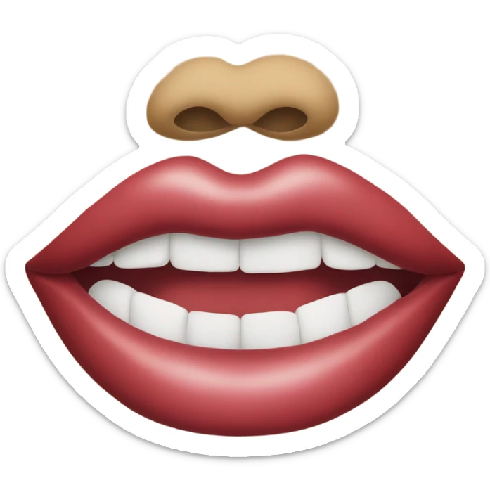 Lips sticker