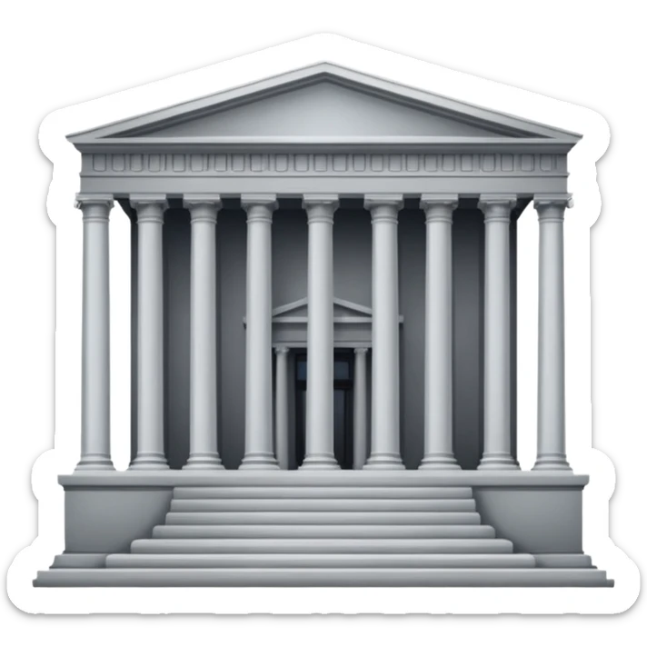 court building sticker