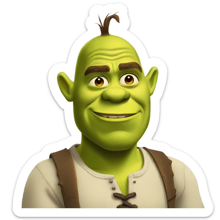 Shrek sticker