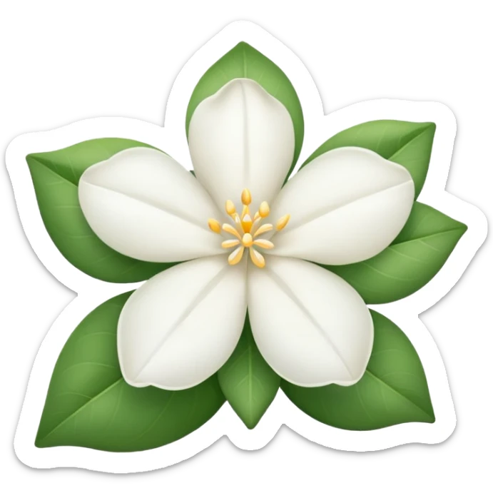 Jasmij flower sticker