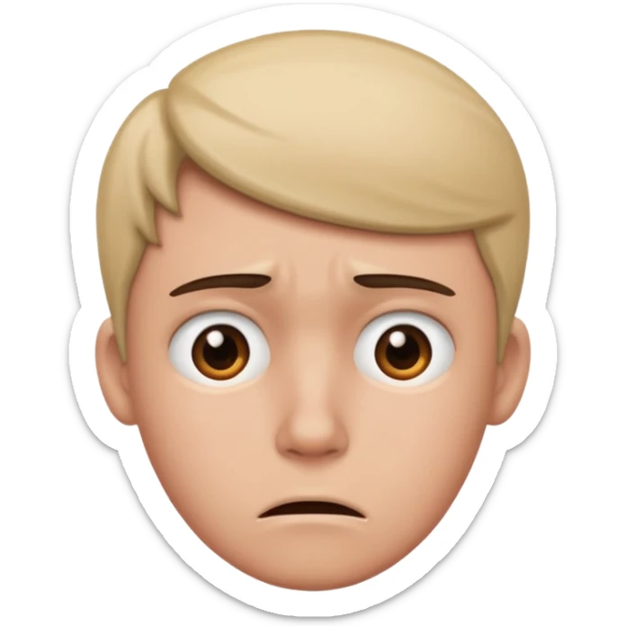 "I have felt anxious about my futere since the start of the year" sticker