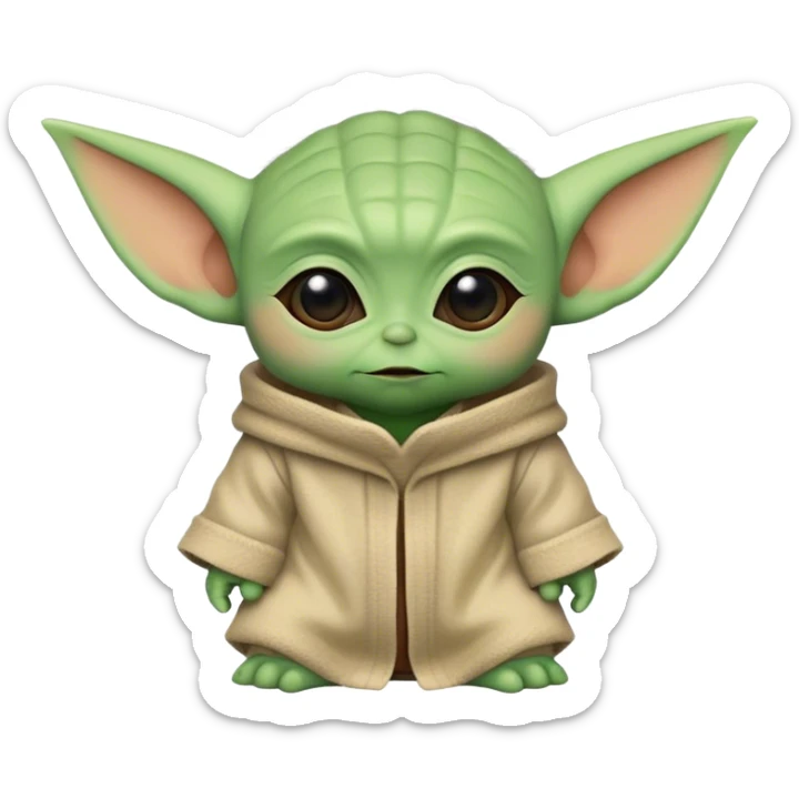 Baby yoda sticker