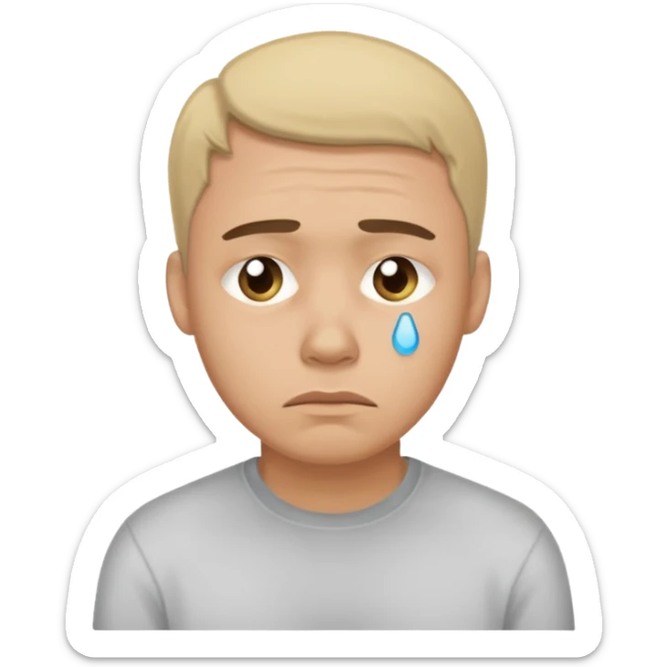 I miss my family so much man ligh sticker